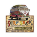 Surf Shack with Bus (2 Pc) Sign - Surf Shack with Bus