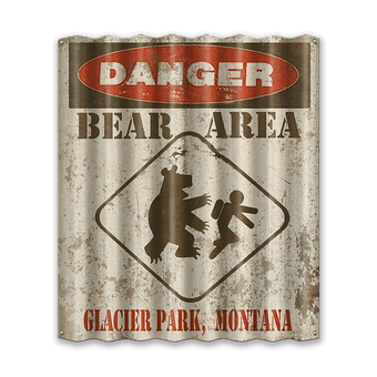 Danger Bear Area Corrugated Sign