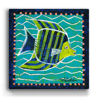 Green and Blue Angel Fish Box Art