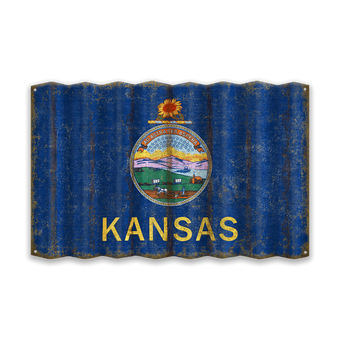 Kansas Corrugated State Flag
