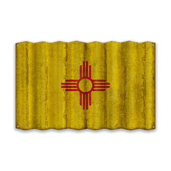 New Mexico Corruagated State Flag
