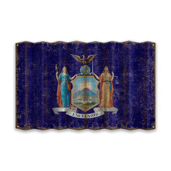 New York Corrugated State Flag