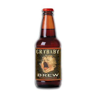 Crybaby Brew Beer Bottle Cut Up Sign