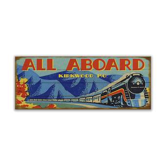 All Aboard Sign