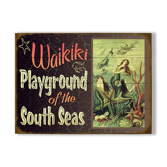 Mermaid Playground Sign