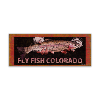 Rainbow Trout Fish Sign