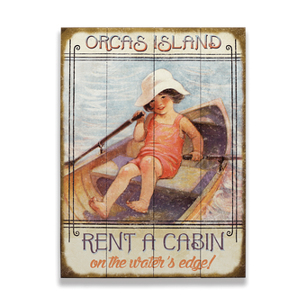 Rent a Cabin Sign