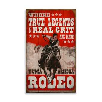 True Legends Rodeo Sign