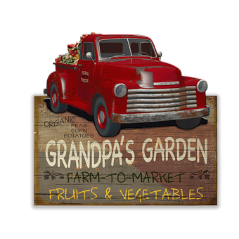 Farm-To-Market (Red Truck) Sign