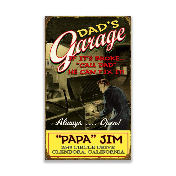 Dad's Garage Sign - Garage