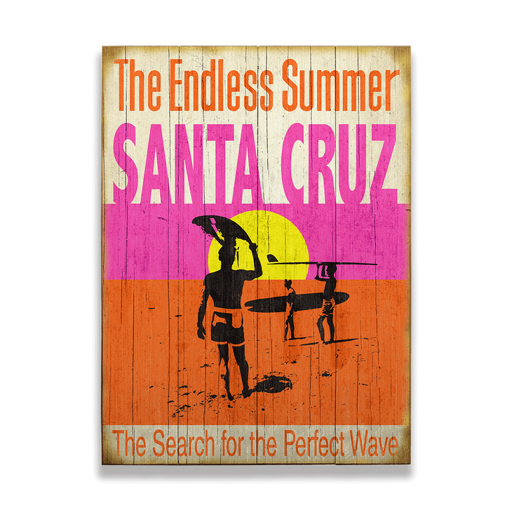 Endless Summer Surfer Silhouettes Sign - Endless Summer