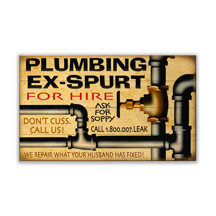 Ex Spurt Plumbing Sign - Ex Spurt Plumbing