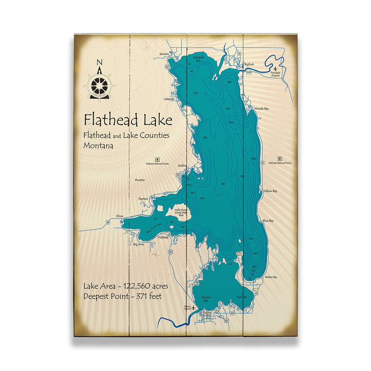 flathead lake transparent