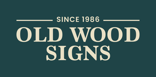 Since 1986 Oldwoodsigns.com logo