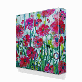 Red Poppies - Metal Box Art Metal Box Art Este MacLeod