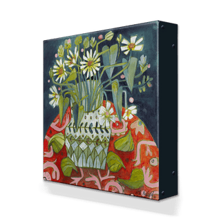 White Flowers - Metal Box Art Metal Box Art Este MacLeod