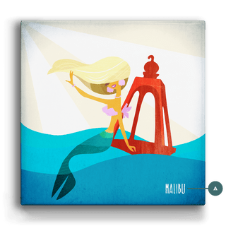 Mermaid's Beacon - Metal Box Art Metal Box Wall Art Meissenburg Designs