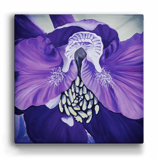Purple Delphinium - Metal Box Art Metal Box Art Nancy Seiler