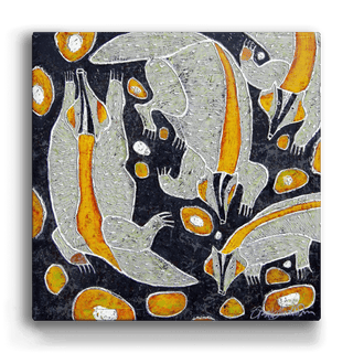 Badgers - Metal Box Art Metal Box Wall Art Shelle Lindholm