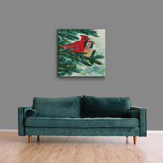 Cardinals - Metal Box Art Metal Box Wall Art Shelle Lindholm