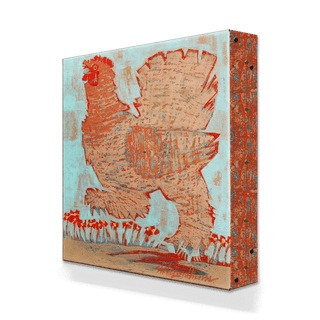 Fancy Pants - Metal Box Art Metal Box Wall Art Shelle Lindholm