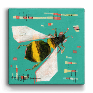 A Bee Symphony - Honey Gatherer - Metal Box Art Metal Box Art Shelle Lindholm