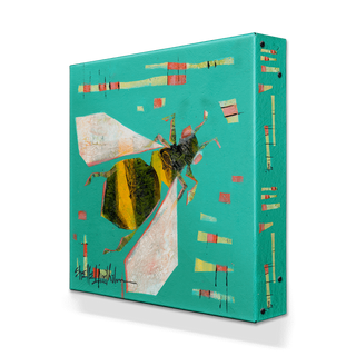 A Bee Symphony - Honey Gatherer - Metal Box Art Metal Box Art Shelle Lindholm