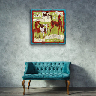 Horse Play - Metal Box Art Metal Box Wall Art Shelle Lindholm