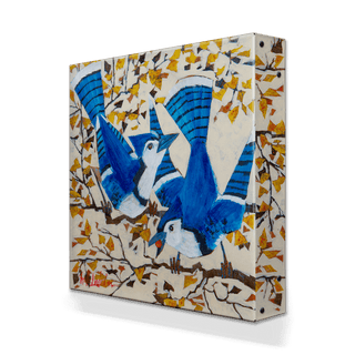 Blue Jays - Metal Box Art Metal Box Wall Art Shelle Lindholm