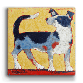 Lil Rustler, Heeler - Metal Box Art Metal Box Wall Art Shelle Lindholm