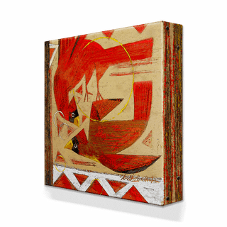 Spirit Birds: Crimson Flight - Metal Box Art Metal Box Art Shelle Lindholm