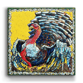 Romeo Turkey - Metal Box Art Metal Box Wall Art Shelle Lindholm