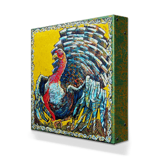 Romeo Turkey - Metal Box Art Metal Box Wall Art Shelle Lindholm