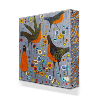 Singing in the Rain 2 - Metal Box Art Metal Box Wall Art Shelle Lindholm