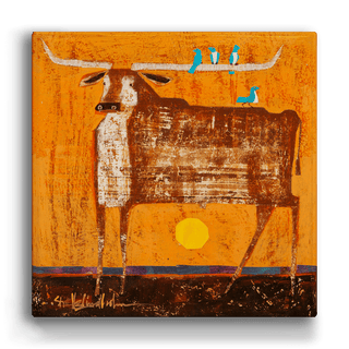 Rest Stop - Metal Box Art Metal Box Wall Art Shelle Lindholm