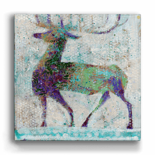 Winter Elk - Metal Box Art Metal Box Wall Art Shelle Lindholm