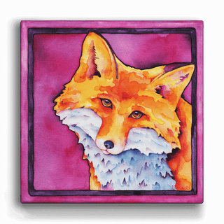Foxy Lady - Metal Box Art Metal Box Art Karen Savory
