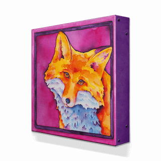 Foxy Lady - Metal Box Art Metal Box Art Karen Savory