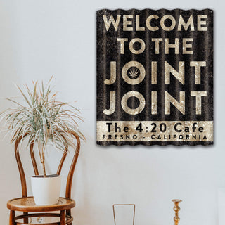 Welcome to the Joint Joint - Corrugated Metal Wall Art Corrugated Metal Meissenburg Designs