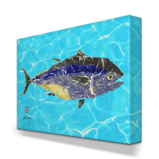 Solo Bluefin - Metal Box Art Metal Box Art FishAye Trading Company