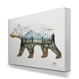 Forest Bear - Metal Box Art Metal Box Art Dean Crouser