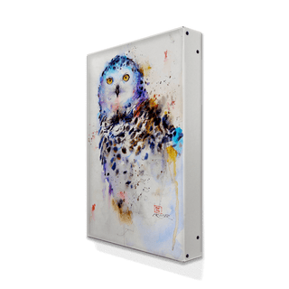 Snowy Owl - Metal Box Art Metal Box Art Dean Crouser