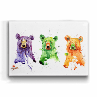 Three Bears - Metal Box Art Metal Box Art Dean Crouser