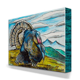 Turkey Strut: Metal Box Art Metal Box Art Ed Anderson
