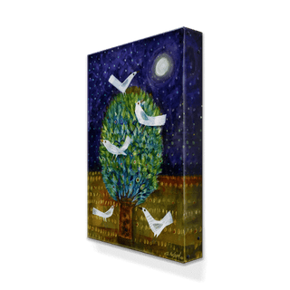 Birds in Tree - Metal Box Art Metal Box Art Este MacLeod