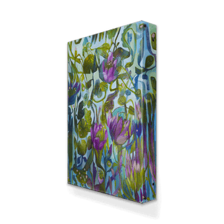 Magenta Flowers - Metal Box Art Metal Box Art Este MacLeod
