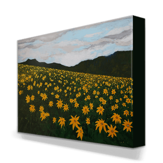 Spring Mountainside- Metal Box Art Metal Box Art Nancy Seiler