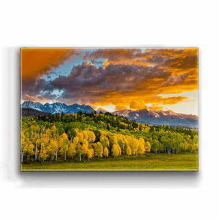 Autumn Sunset - Metal Box Art Metal Box Art Michael Underwood