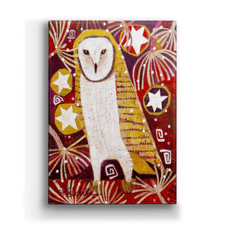 Barn Owl 1 - Metal Box Art