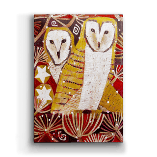 Barn Owl 2 - Metal Box Art